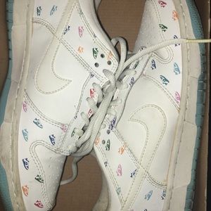 Cute Nike Dunk Low White Powder Blue